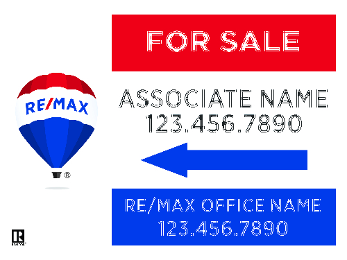 RE/MAX 18X24 Directional Corro
